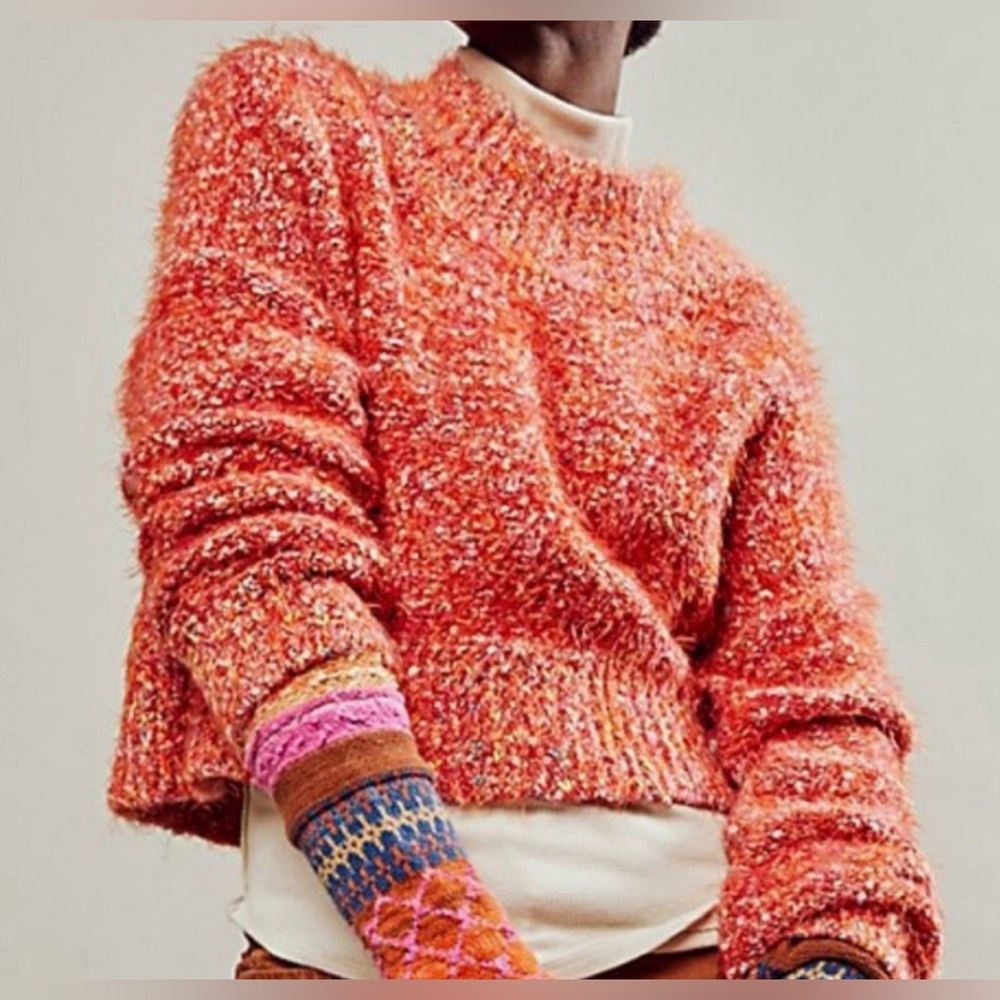 FREE PEOPLE STARDUST PULLOVER SWEATER - Picture 4 of 10